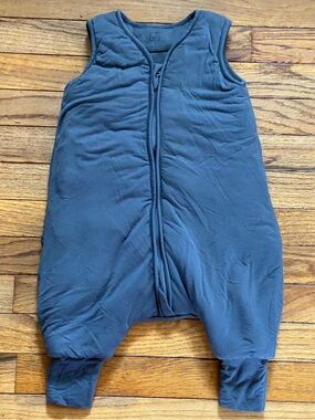 Nyte, Nyte 2.5 TOG 0-6 month Sleeveless Baby Sleep Sack Romper in Charcoal Gray